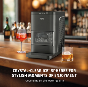 Caso Ice Ball Maker | IceBall Pro | Power 130 W | Capacity 1.3 L | Matt Black