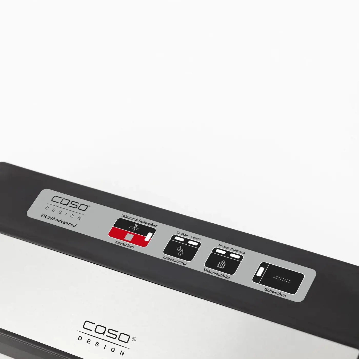 Vakuumatorius Caso VR 390 advanced, Juoda