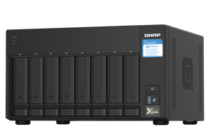 QNAP TS-832PX, NAS, bokštas, "Annapurna Labs", AL324, aliuminis, juodas