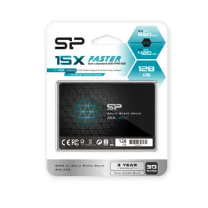 SSD diskas SILICON POWER A55 128 GB, 2.5", SATA 6Gb/s