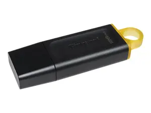 KINGSTON 128 GB USB3.2 Gen1 "DataTraveler Exodia" juoda + geltona
