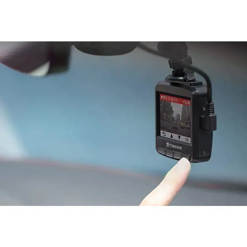 TRANSCEND Dashcam DrivePro 250 32GB siurbimo laikiklis "Sony" jutiklis GPS