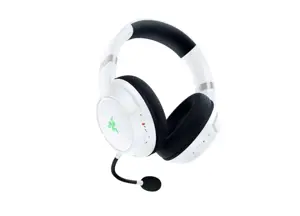 "Razer" baltos spalvos, belaidės, žaidimų ausinės "Kaira Pro", skirtos "Xbox Series X/S