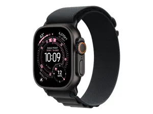 Apple 49mm Black Alpine Loop - Small - Black Titanium Finish | Apple