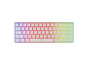 Genesis THOR 660 G2 | Gaming keyboard | Wireless/Wired | US | White | 2.4 GHz, Bluetooth, USB | Lin…