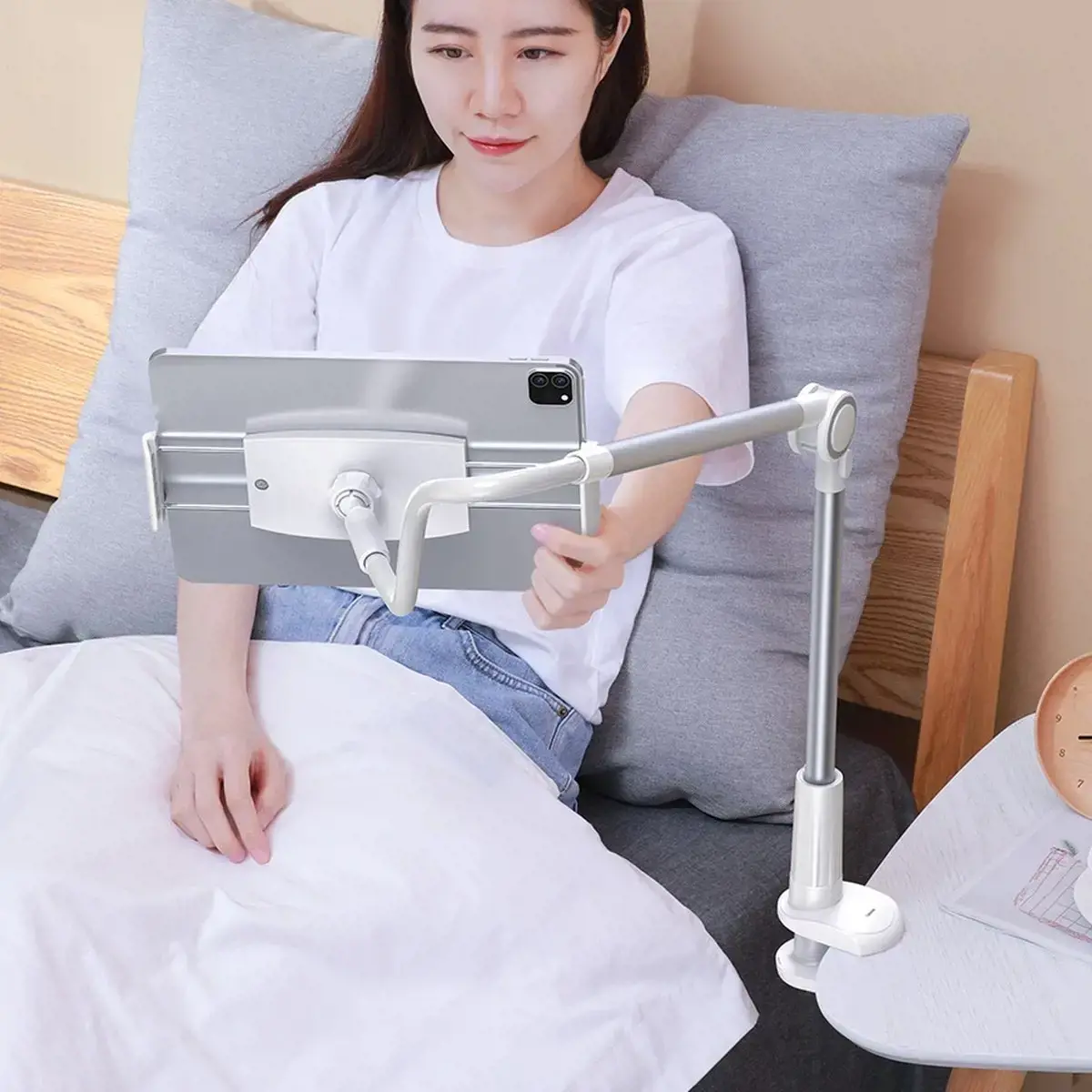 Baseus Otaku universal phone holder tablet stand lazy holder gray (LUZQ000013)