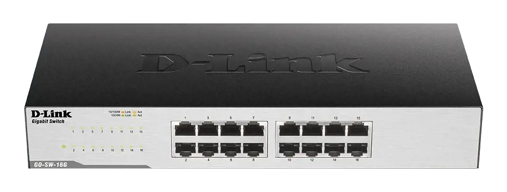 D-LINK 16 prievadų "Gigabit Easy Desktop" komutatorius