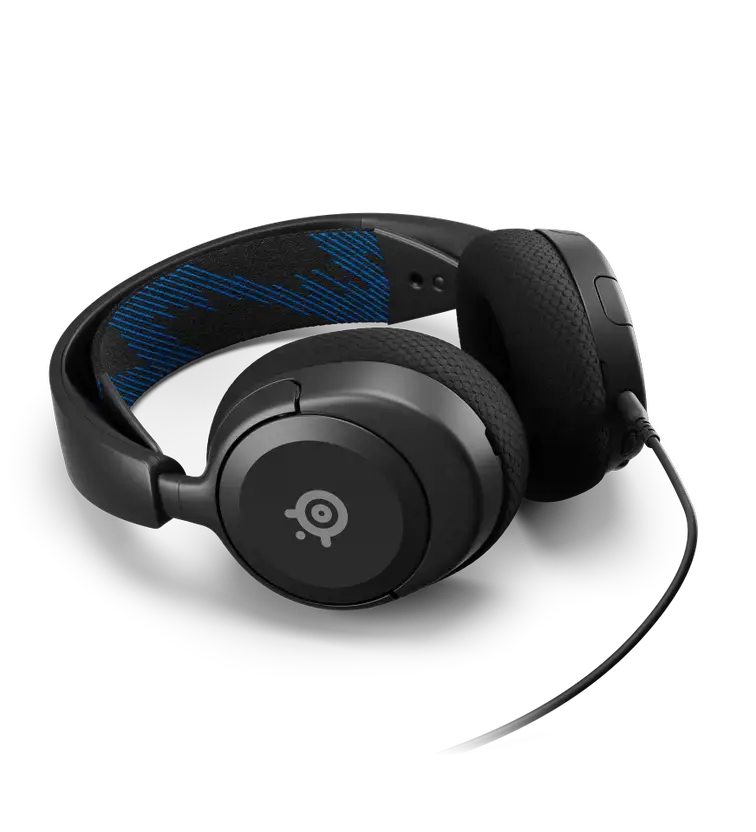 "SteelSeries" žaidimų ausinės "Arctis Nova 1P Over-Ear", įmontuotas mikrofonas, juodos spalvos, triukšmo slopinimas