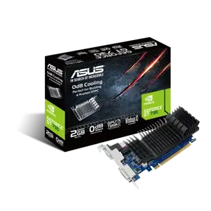 Vaizdo plokštė ASUS GeForce GT 730 2 GB, GDDR5, 64 bitai, 90YV06N2-M0NA00