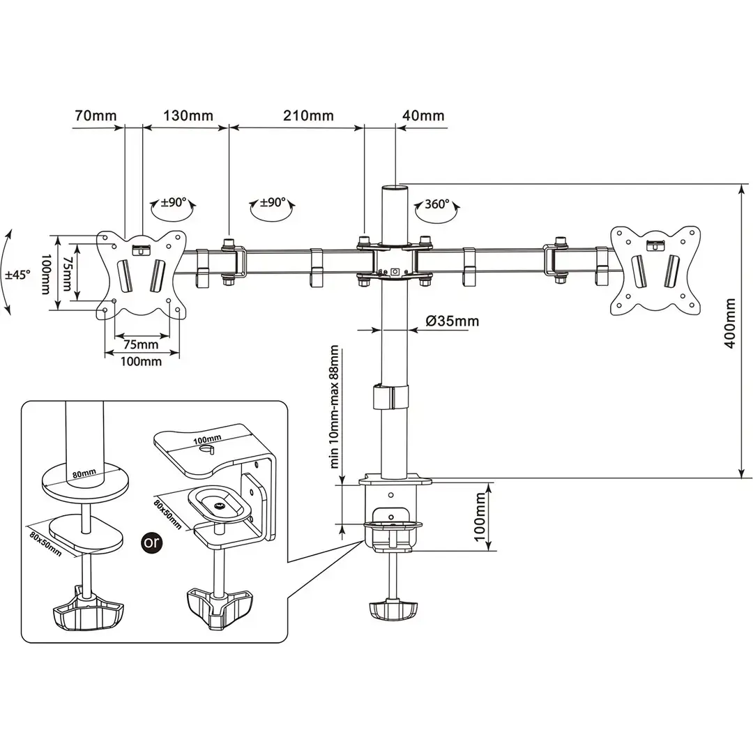 "MONTIS" MONITORIAUS LAIKIKLIS MT015 EVEREST/ DVIGUBAS