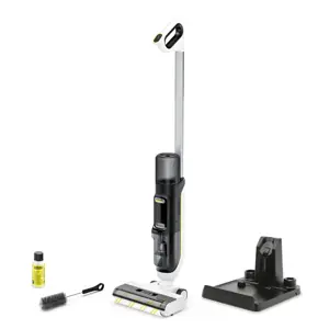 Vacuum Cleaner KARCHER Three-in-one floor cleaner FCV 3 Upright/Wet/dry/Cordless White Weight 3.8 kg 1.056-122.0