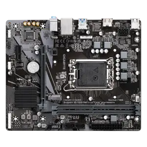 Gigabyte H610M K DDR4 1.0, "Intel", LGA 1700, "Intel® Celeron®", "Intel® Core™ i3", "Intel® Core™ i7", "Intel® Core™ i9", "Intel® Pentium® Gold", DDR4-SDRAM, 64 GB, DIMM