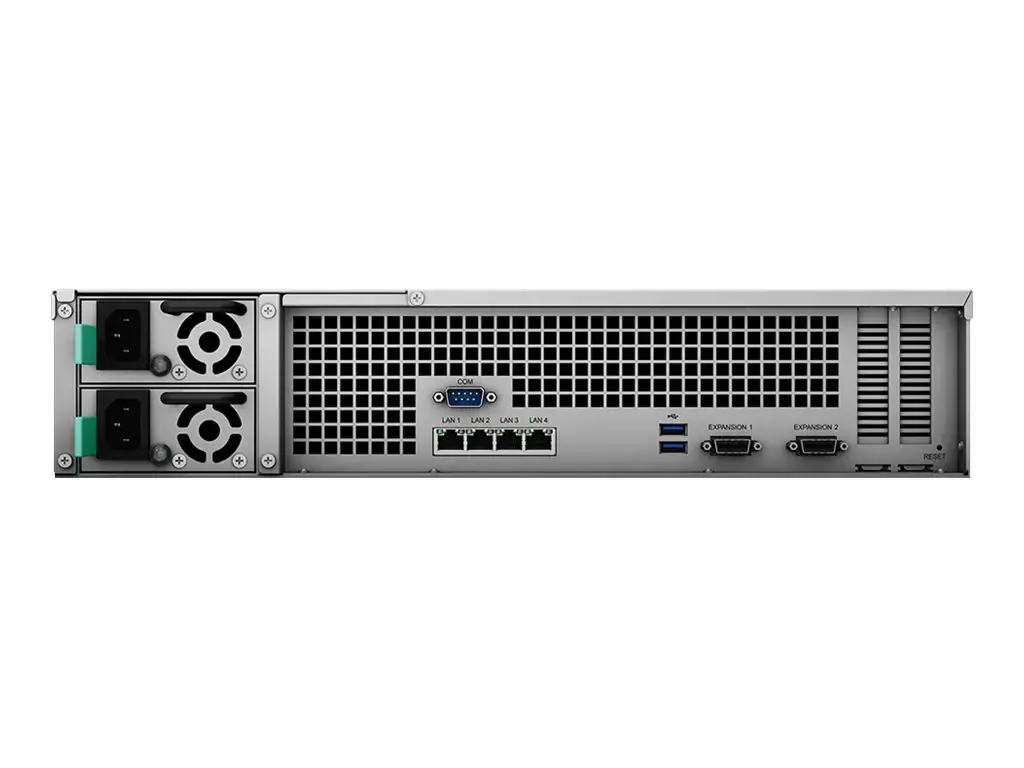 SYNOLOGY RS3621RPxs 12 lizdų NAS-RackStation D-1531 6 branduolių 2,2 GHz 8 GB DDR4 2xUSB 3.2 4xRJ-45 2xišplėtimo prievadai