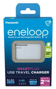 Panasonic charger Smartplus USB + 4x AA Eneloop  2000 mAh