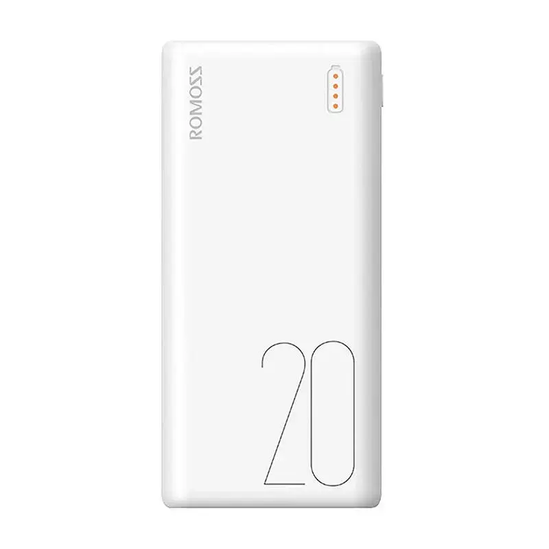 "Romoss Simple 20 Powerbank" 20000 mAh (balta)