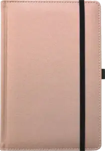 Kalendorius - užrašinė  UNIVERSAL BLACK EDITION, PU, A5, be datų, kreminė