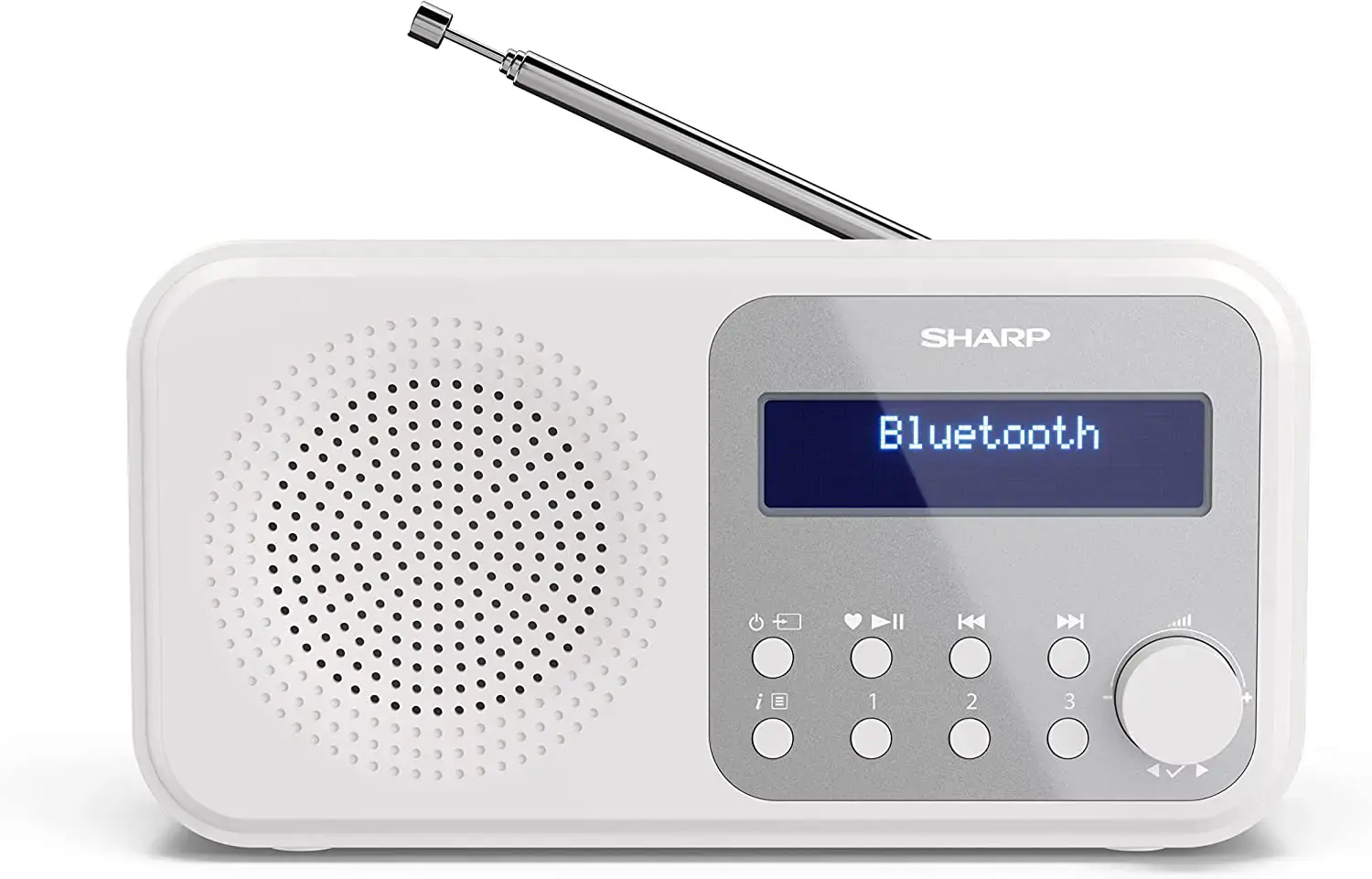 "Sharp DR-P420", nešiojamasis, skaitmeninis, DAB, DAB+, FM, automatinis nuskaitymas, automatinis derinimas, 2 W, AAC
