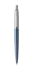 Automatinis tušinukas Parker Jotter Waterloo Blue CT Medium Blue.  Su dovanų dėžute