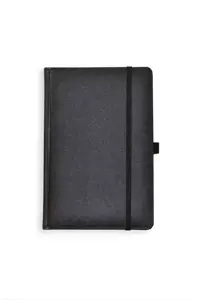 Kalendorius - užrašinė  UNIVERSAL BLACK EDITION, PU, A5, be datų, juoda