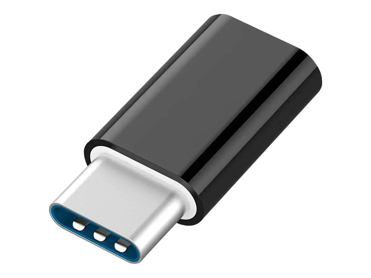 GEMBIRD A-USB2-CMmF-01 Gembird USB 2.0 Type-C OTG adapteris (CM/MicroUSB-F), juodas
