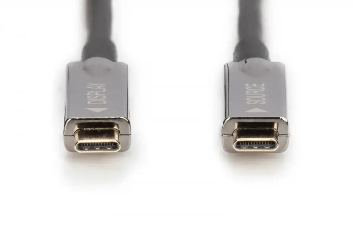 DIGITUS USB Type-C - USB Type-C AOC hibridinis FO kabelis 4K 60Hz USB 3.1 SPEC 10 m