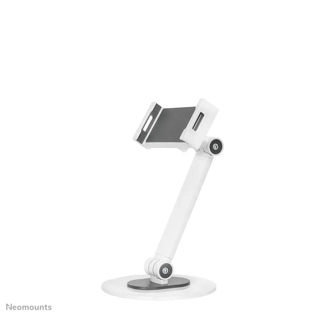 "Neomounts by Newstar" planšetinio kompiuterio stovas, Mobilusis telefonas/išmanusis telefonas, Planšetinis kompiuteris/UMPC, Pasyvus laikiklis, Stalas, Baltas