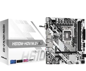Asrock pagrindinė plokštė H610M-HDV/M.2+ D5
