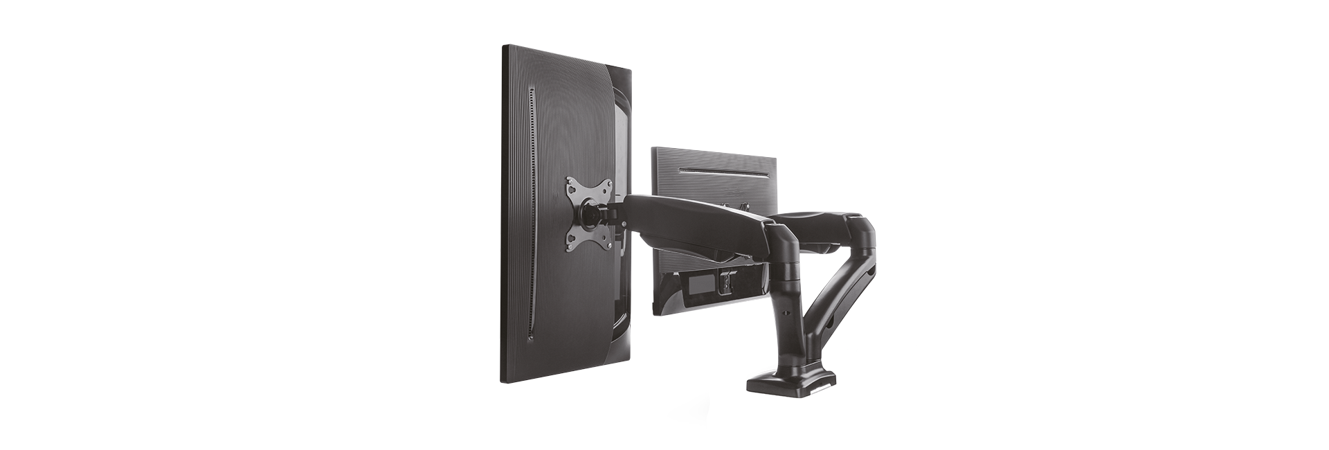 ICYBOX IB-MS304-T "IcyBox" monitoriaus stovas su staline atrama dviem monitoriams iki 27 (68 cm)