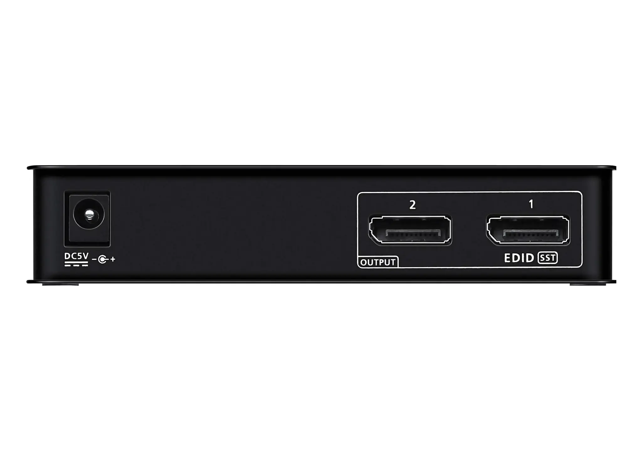 ATEN 2 prievadų 4K DisplayPort 1.2a skirstytuvas, DisplayPort, 2x DisplayPort, 4096 x 2160 taškų, juodas, metalinis, 4K Ultra HD