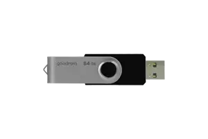 Goodram UTS2, 64 GB, USB Type-A, 2.0, 20 MB/s, Swivel, Black