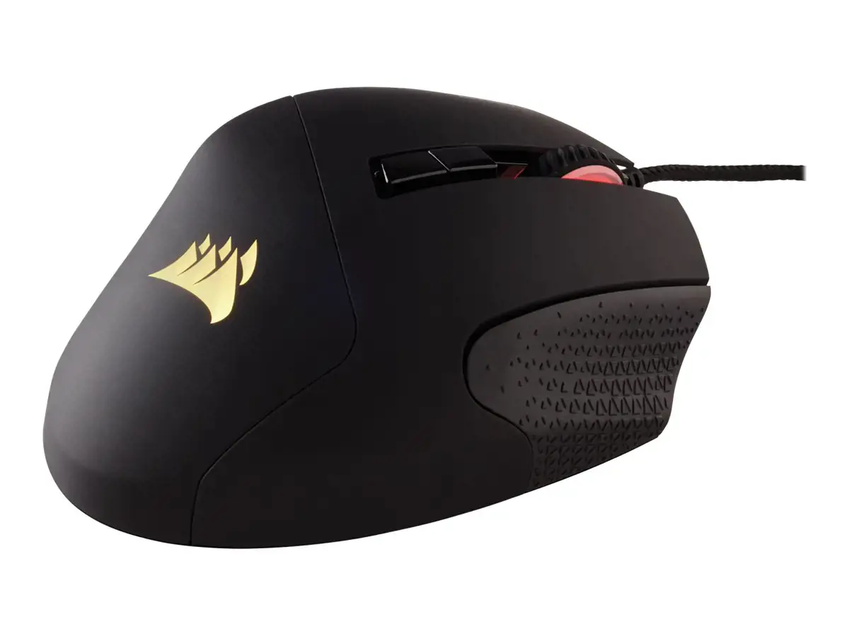 CORSAIR SCIMITAR RGB ELITE MOBA/MMO žaidimų pelė juodos spalvos su RGB LED apšvietimu 18000 DPI optinė (ES)