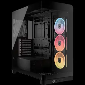 Corsair 4500X LX-R RGB Tempered Glass Mid-Tower, Black Midi Tower