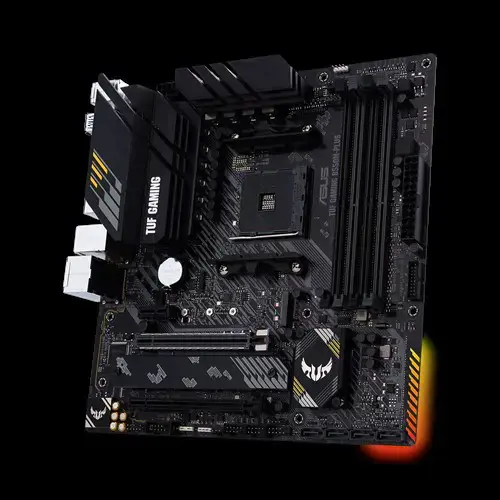 ASUS TUF GAMING B550M PLUS, AMD, "Socket AM4", 3 kartos "AMD Ryzen™ 3", 3 kartos "AMD Ryzen 5", 3 kartos "AMD Ryzen™ 7", 3 kartos..., DDR4-SDRAM, 128 GB, DIMM