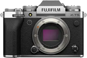 "Fujifilm X-T5" korpusas, sidabrinis