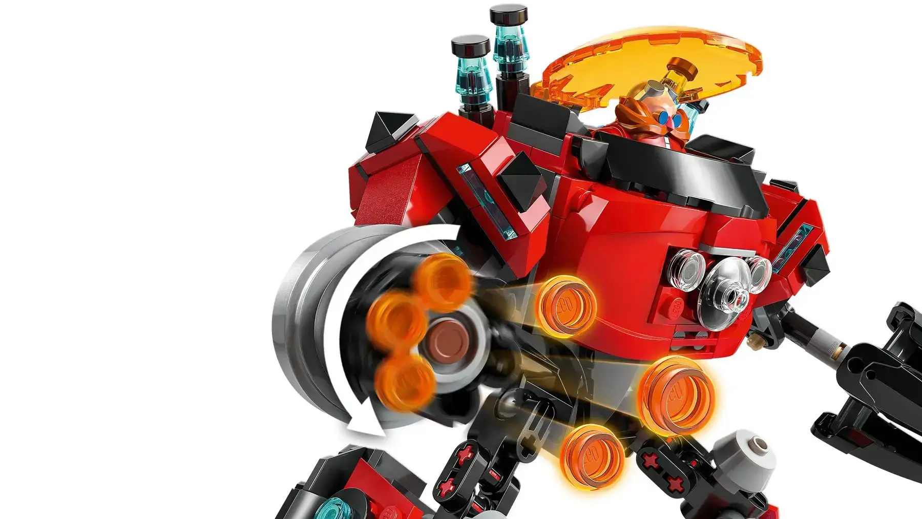 LEGO SONIC THE HEDGEHOG 77005 Knuckles vs. Dr. Eggman Egg Crusher Mech