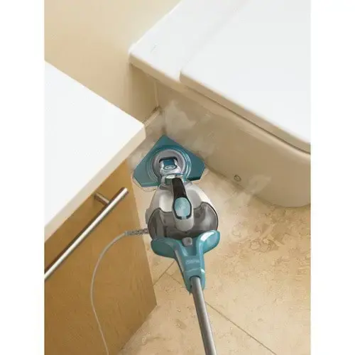 "Black & Decker" BHSM1610DSM Nešiojamasis garų valytuvas 0,5 l 1600 W Aqua spalva, baltas