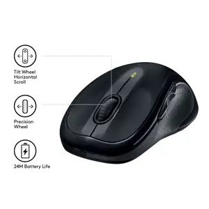 "Logitech M510", lazerinis, RF belaidis, juodas