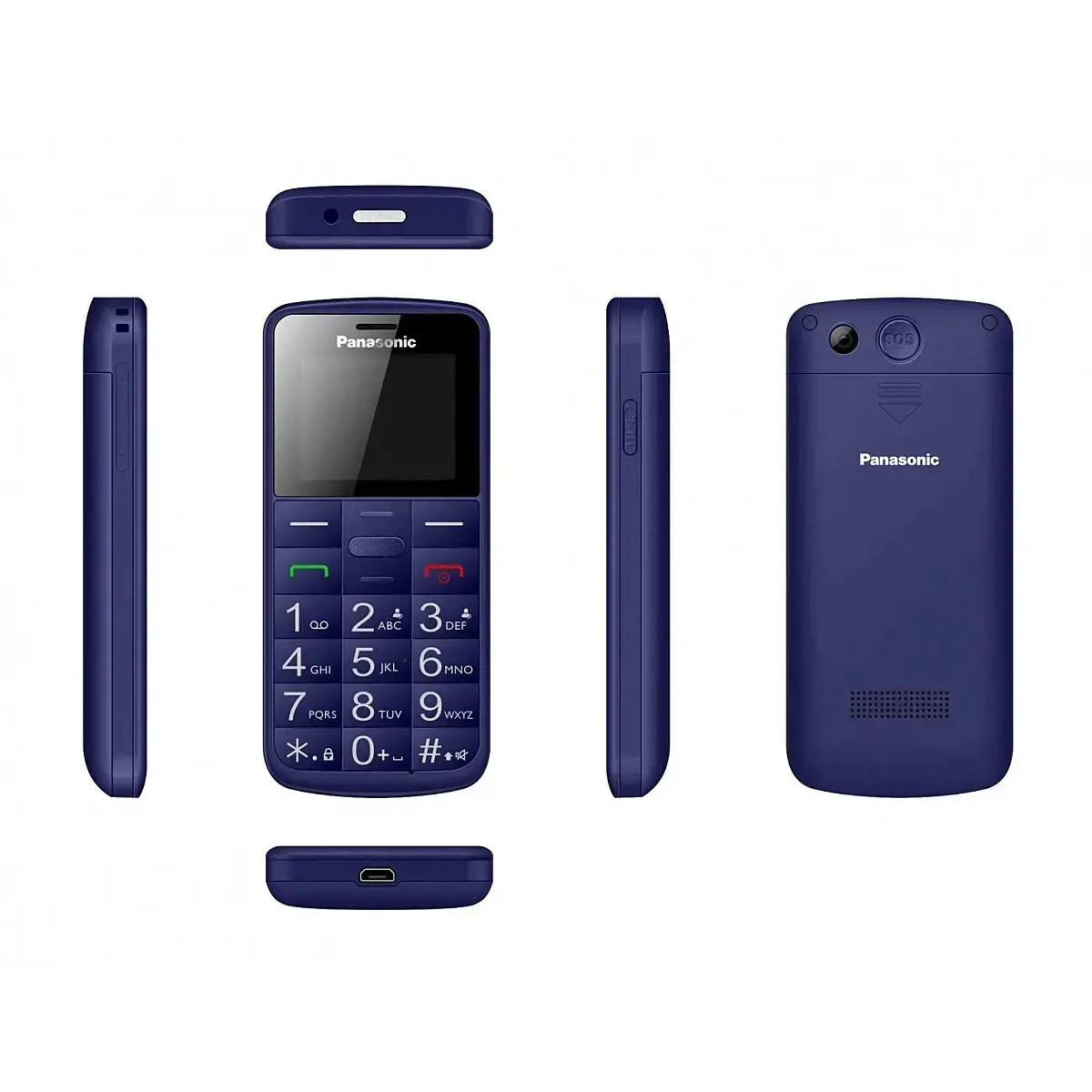 Mobilusis telefonas Panasonic KX-TU110EXC (Nėra LT Kalbos), Mėlyna