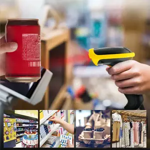 QOLTEC 50867 Brūkšninių kodų skaitytuvas 1D 2D USB juodas