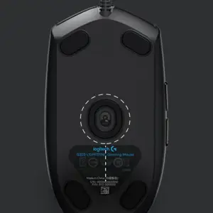 LOGITECH G203 LIGHTSYNC žaidimų pelė juoda