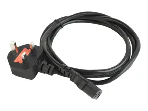 GEMBIRD Cable power w. wtyczka UK/IEC 1,8m