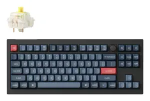 Keychron V3 Max RGB - US Layout - Hot-Swappable Gateron Jupiter Banana Wireless Keyboard