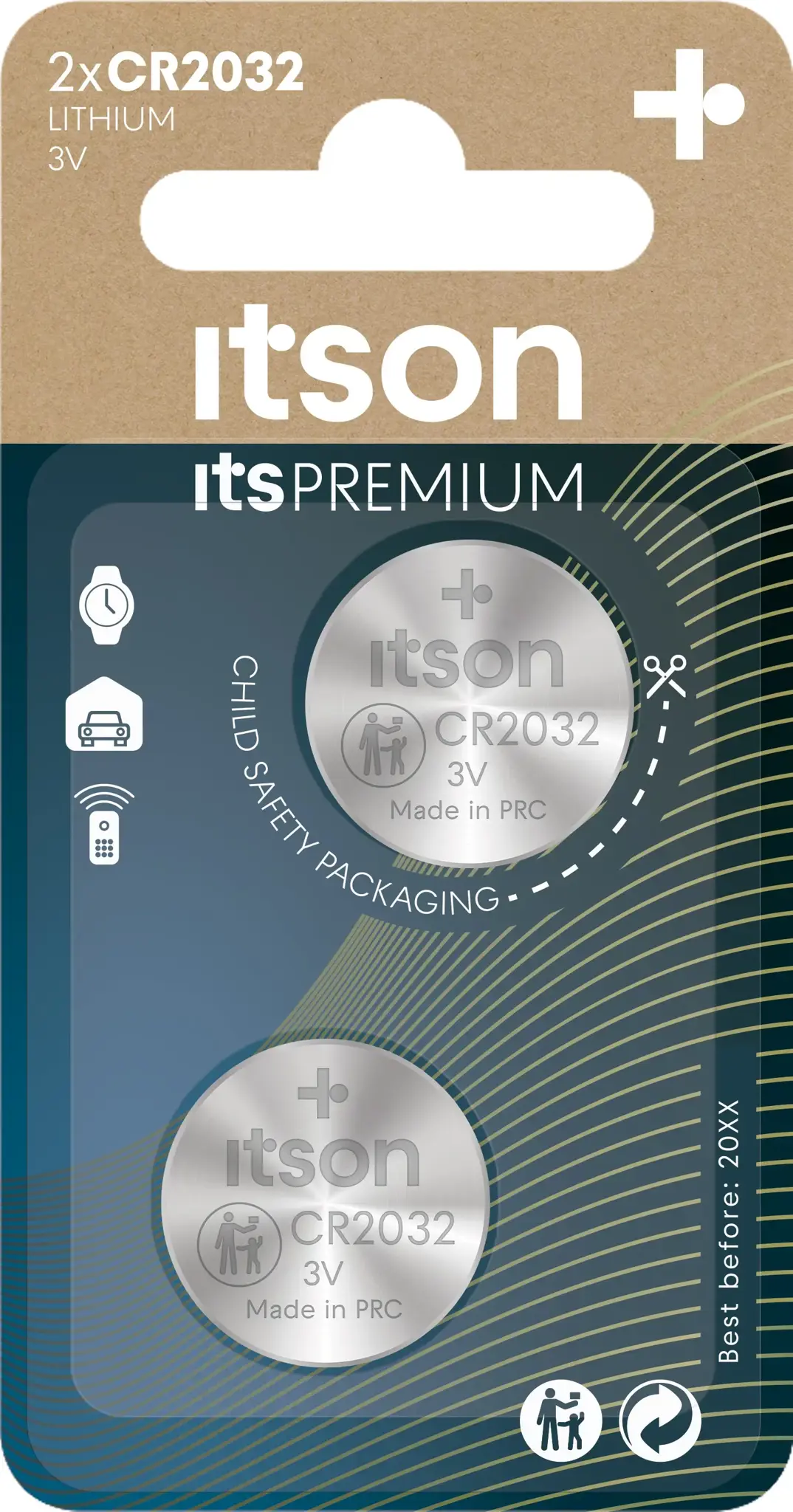 itson itsPREMIUM baterija CR2032IT/2BP