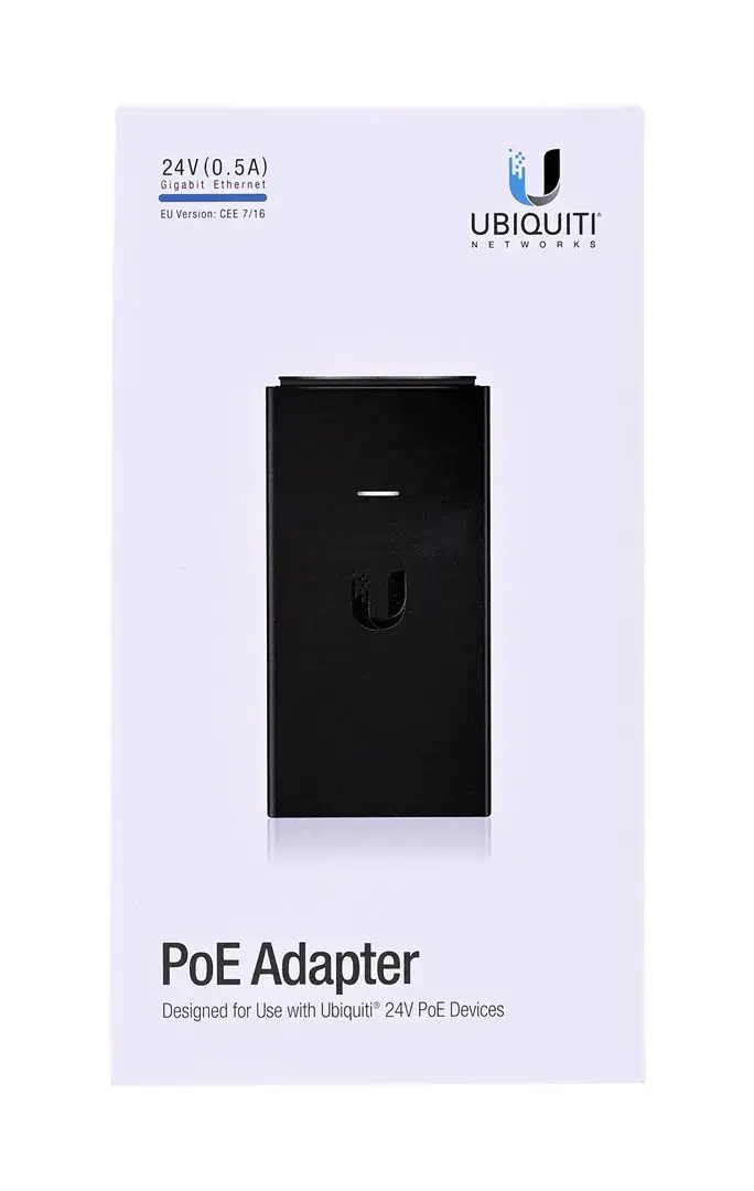 PoE injektorius, 24 VDC, 12 W, Gigabit