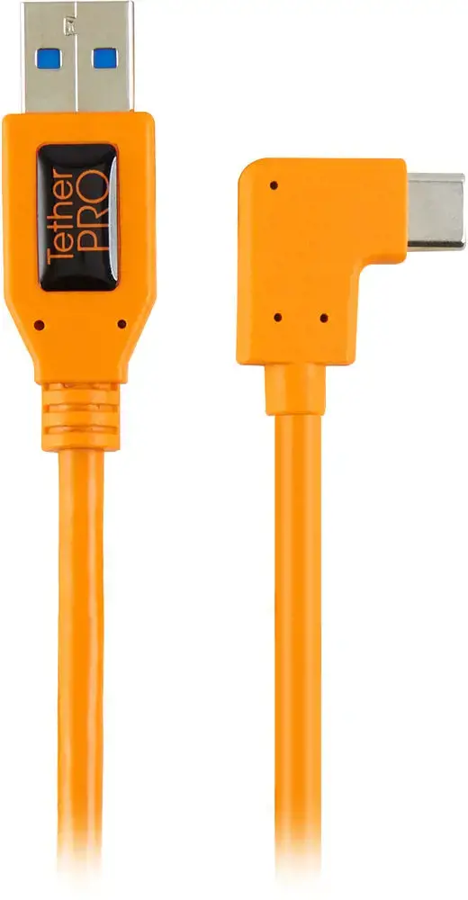 "Tether Tools" kabelis USB - USB-C "TetherPro" dešiniuoju kampu 50 cm