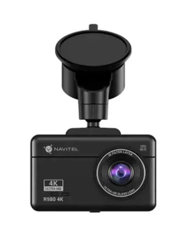 "Navitel R980 4K" prietaisų kamera su "Wi-Fi", GPS informatoriumi ir skaitmeniniu spidometru