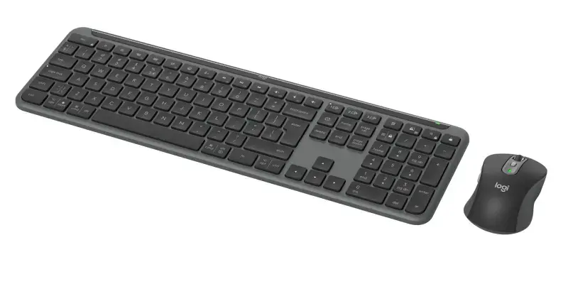 Logitech Signature Slim Combo MK950 for Business Belaidė klaviatūra + pelė, US Int, Graphite
