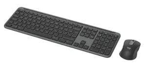 Logitech Signature Slim Combo MK950 for Business Belaidė klaviatūra + pelė, US Int, Graphite