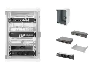 Digitus | Network Set - 254 mm (10") - 9U, 312 x 300 mm | DN-10-SET-2 | Grey