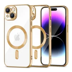 "Tech-Protect" dėklas MagShine MagSafe Apple iPhone 15, auksinis